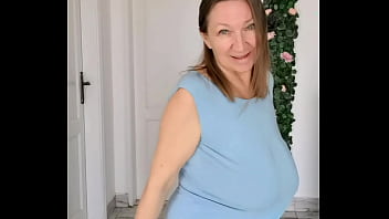 Granny with huge bouncing tits proves dance chic is ageless Granny with huge bouncing tits proves dance chic is ageless