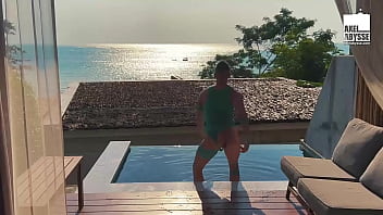 Naughty Gay Plays His Hole In The Pool thumbnail