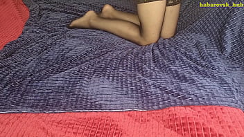 Wife fucked with a cock toy and fed creampie in pussy