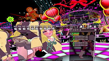 ステージに上がってダンス鑑賞