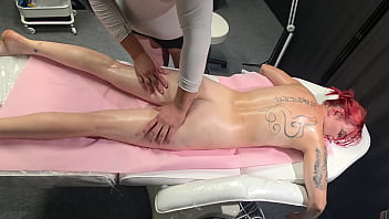 Hot wife wanted dick from masseur they make mutual masturbation