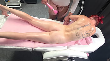 Hot wife wanted dick from masseur they make mutual masturbation