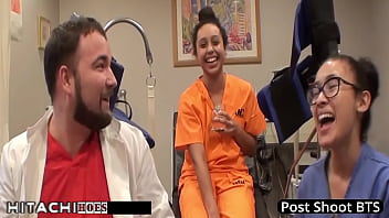 Freshman gets mandatory hitachi orgasm from nurse mia sanchez