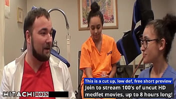 Freshman gets mandatory hitachi orgasm from nurse mia sanchez