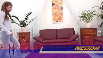 Wetandpuffy red sofa love wet juicy pussy