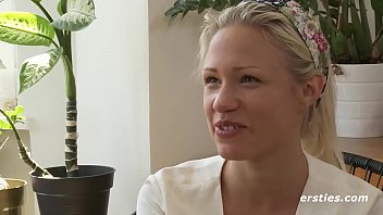 Tight amateur blonde getting herself off