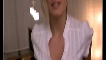 Hot blonde amateur girlfriend sucks and fucks with facial