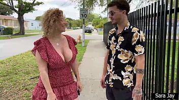 Some dude fucks & creampies slutty man eater sara jay