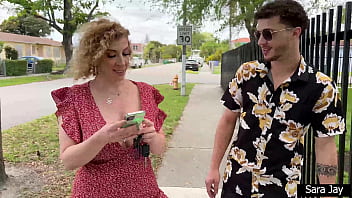 Some dude fucks & creampies slutty man eater sara jay