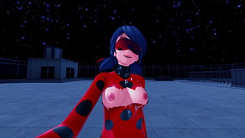 Cute marinette gets fucked in all her holes