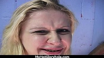 Ebony teases then gives a good blowjob 1