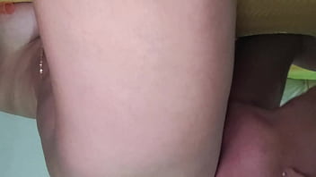 My black bull eats my pussy and finger fucks me with almost all his entire hand