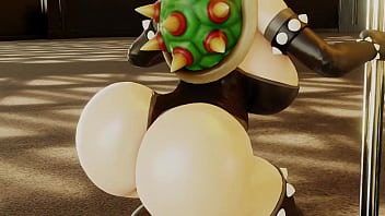 Bowsette shaking that ass on the tube