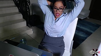 The hottest asian gal maxine x dildo fucks her both cavities