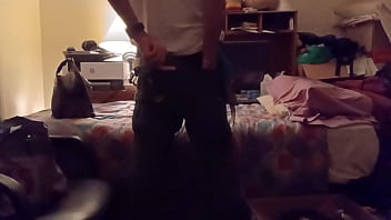 Pull down pants and booty play