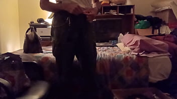 Pull down pants and booty play