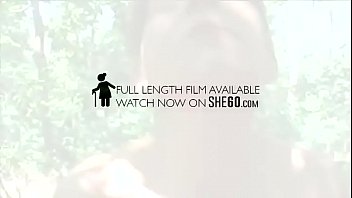 Lovely milf blowing dick outdoors