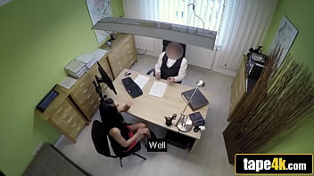 Sleazy Bank Manager Offering Loan To A Slutty Hottie In Exchange For Sex thumbnail