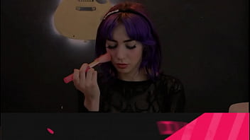 My friends lick my wet pussy on a night of lesbian sex