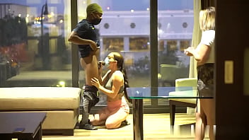 2 cock whores suck dick through masks social distancing