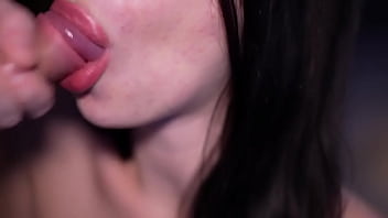 Amazing sensual cum in mouth comp