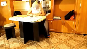 Boss fucks me in the office on the table