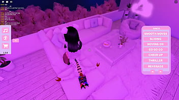 Simblings having fun on roblox in the vibe house
