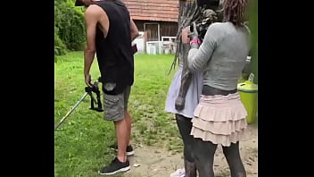 Manu is here for filming something exciting what do you think we’re up to #filming #onsetvibes #creativeenerg