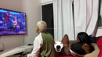 My husband's cousin came over to play video games with him and i being a naughty girl went along too i joined in the fun and even made a bet with them imagine what happened My husband's cousin came over to play video games with him and i being a naughty girl went along too i joined in the fun and even made a bet with them imagine what happened