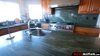 Mom sent nude videos to her stepson before she fucked him