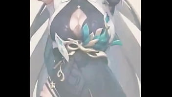 A mysterious genshin beauty flashes a playful grin her outfit gleaming with power and temptation behind that smile lies a secret only the bold will uncover… bio link waiting