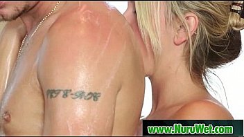 Busty japanese masseuse gives nuru massage and fucks her client 08