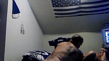 Eating amanda's well fucked pussy