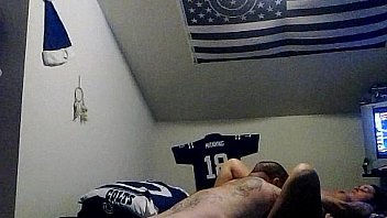 Eating amanda's well fucked pussy