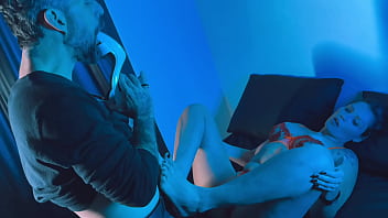 She is a professional at giving footjobs