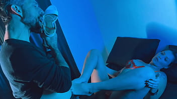 She is a professional at giving footjobs