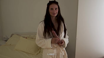 I found a dildo on her and offered her my dick