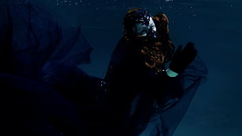 Gothic Underwater Shooting In Swimmimg Pool Arya Grander thumbnail