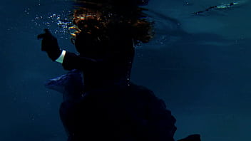 Gothic underwater shooting in swimmimg pool arya grander