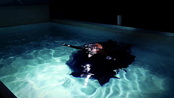 Gothic underwater shooting in swimmimg pool arya grander
