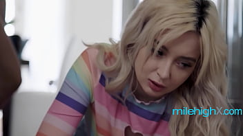 Sorority bitch makes pledge eat pussy or get kicked out