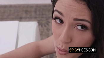 Horny slut gets plowed all over the couch as she jumps from cock to cock