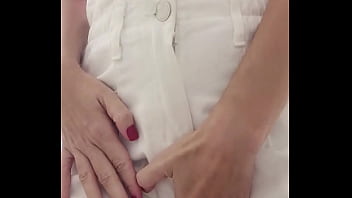 Masturbating in a public room amateur video