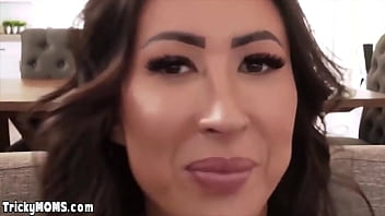 Horny stepmother cant wait for my cum