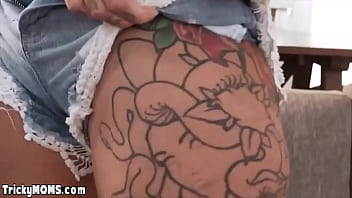 Horny stepmother cant wait for my cum