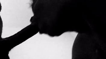 Putting it in her mouth