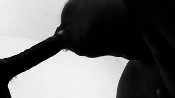 Putting it in her mouth