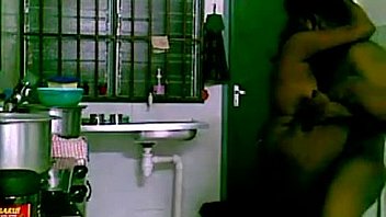 Hungry indian girl kitchen sex