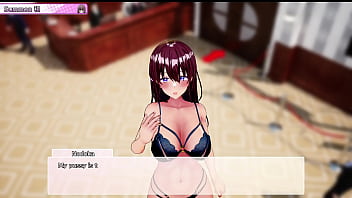 Hentai having sex and cumming with av actress fun av director game