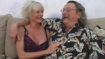 Older hottie fucks hubby and friend